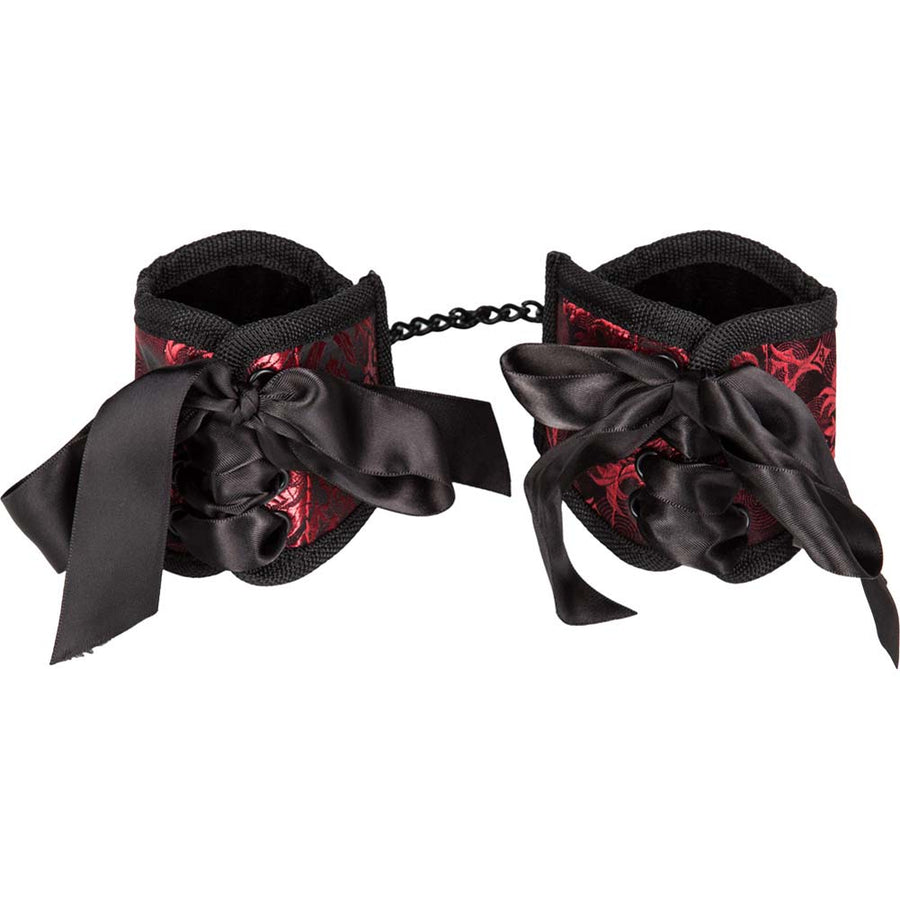 CalExotics Scandal Corset Cuffs can be used as Wrist Handcuffs or Ankle Cuffs