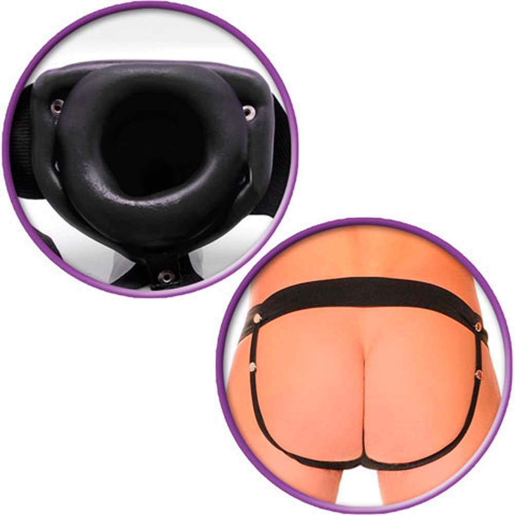 Pipedream Fetish Fantasy Series Hollow Strap On Dildo for Him or Her 6 inch