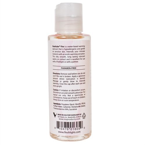 Fleshlight Fleshlube Fire Water Based Warming Lubricant
