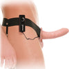 Pipedream Fetish Fantasy Series Vibrating Hollow Strap On for Him or Her 6 inch