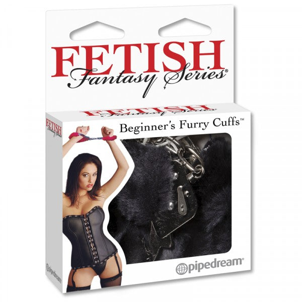 Pipedream Fetish Fantasy Series Beginners Furry Handcuffs Black