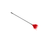 Love in Leather Black Crop with Red Feather Tickler