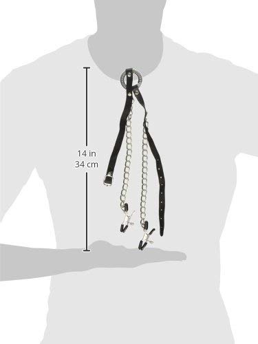 Pipedream Fetish Fantasy Series O Ring Open Mouth Gag with Nipple Clamps