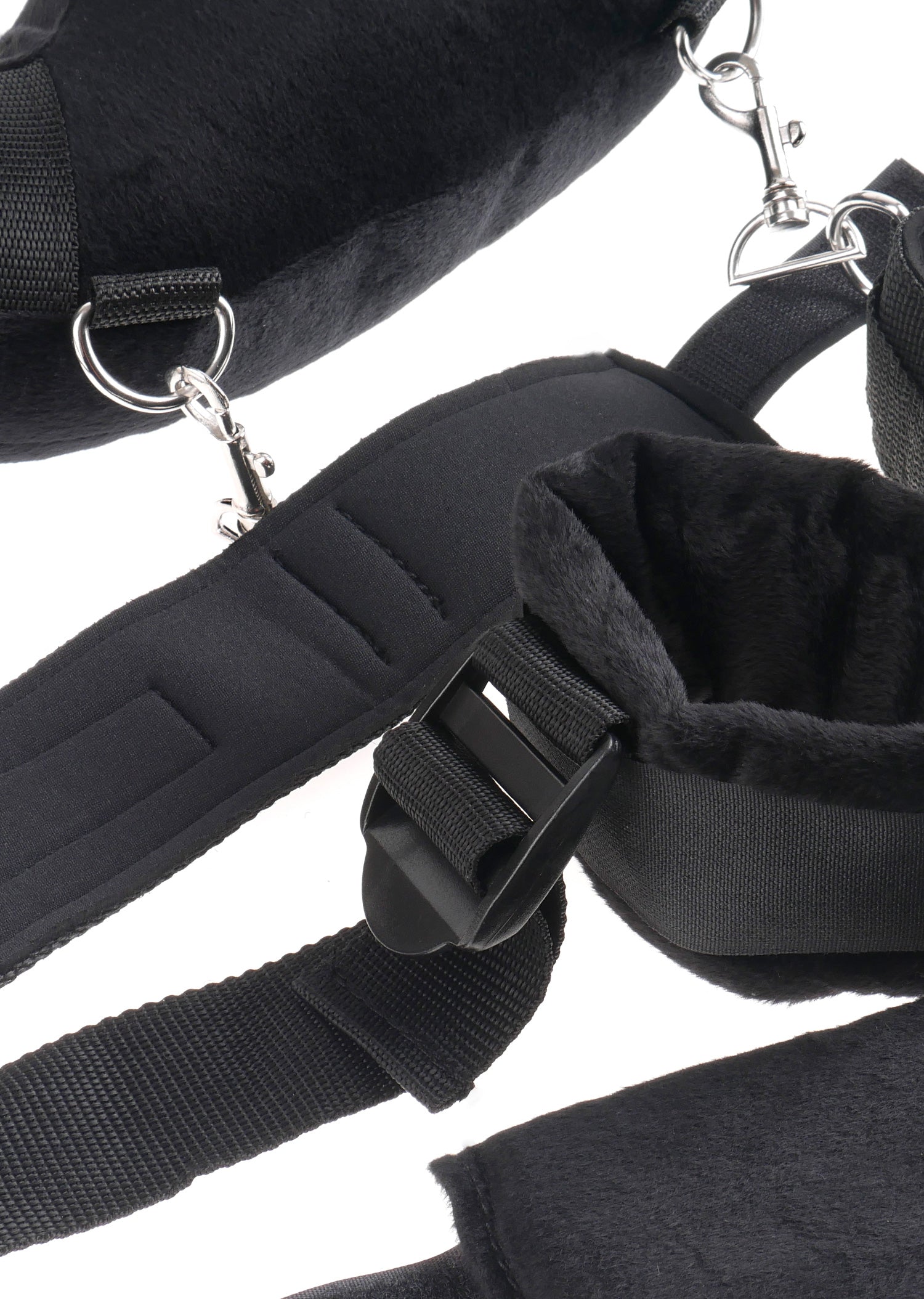 Pipedream Fetish Fantasy Position Master with Wrist Handcuffs and Ankle Cuffs and Love Mask Black