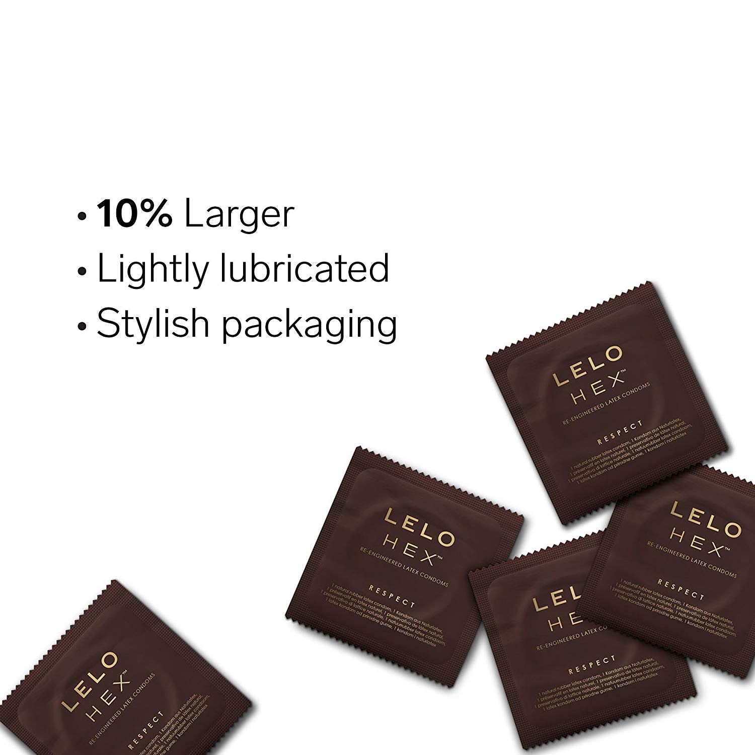 Lelo Hex Respect XL Latex Condoms for Men 12 Pack