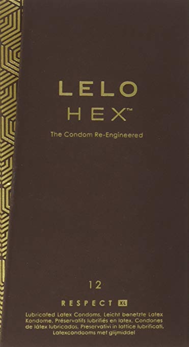 Lelo Hex Respect XL Latex Condoms for Men 12 Pack