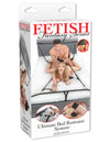 Pipedream Fetish Fantasy Series Ultimate Bed Restraint System includes Wrist Handcuffs and Ankle Cuffs Black