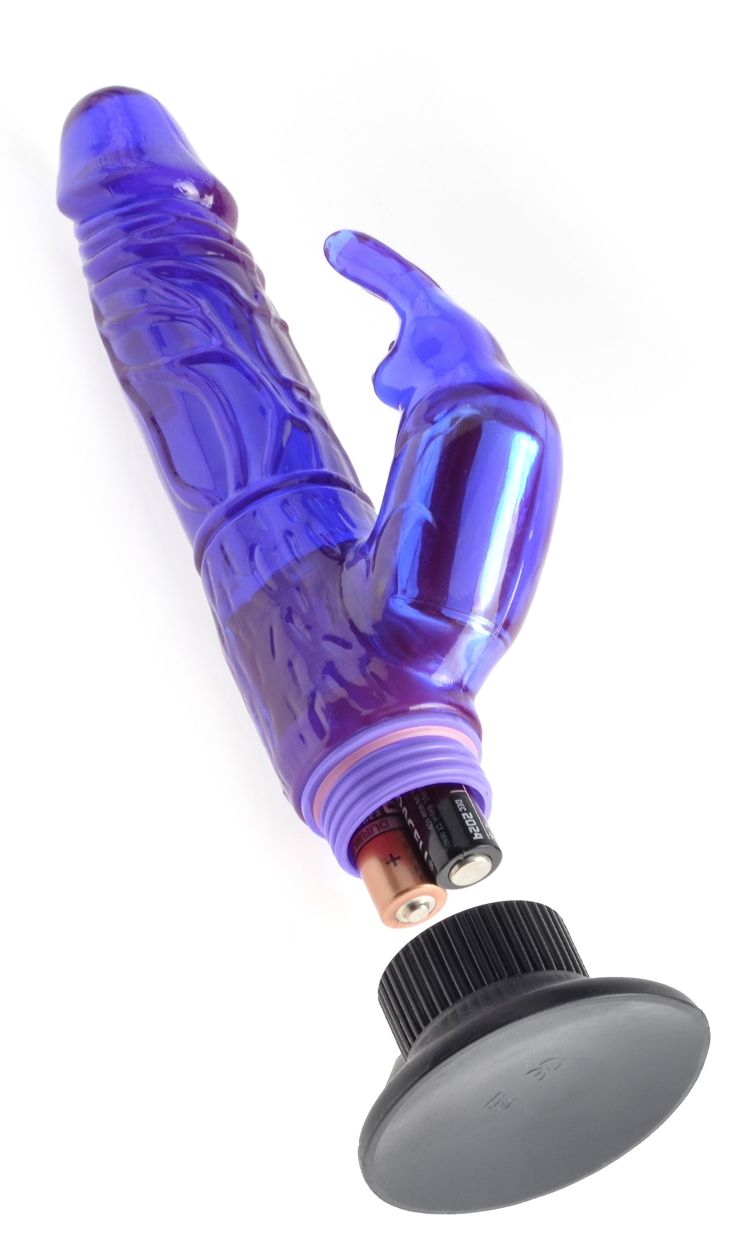 Pipedream Wall Bangers Deluxe Waterproof Bunny Rabbit Vibrator with Suction Cup Purple