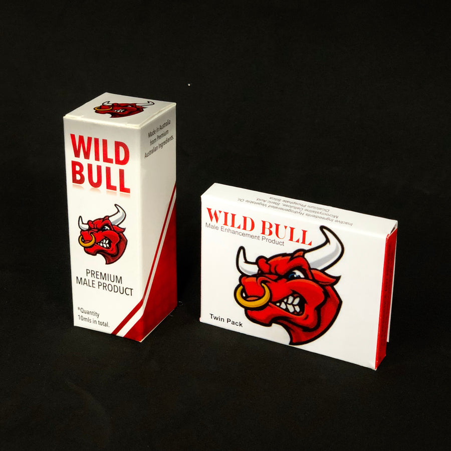 Wild Bull Performance Power Pack-  Herbal Male Enhancement Pills + Premium Delay Spray for Men