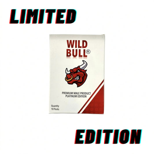 Wild Bull Whites LIMITED EDITION Herbal Male Performance Enhancement Pills (10 Pack)